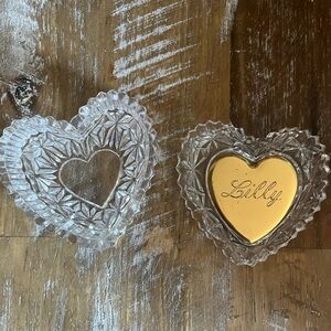 Heart-Shaped Crystal Trinket holder “Lilly”